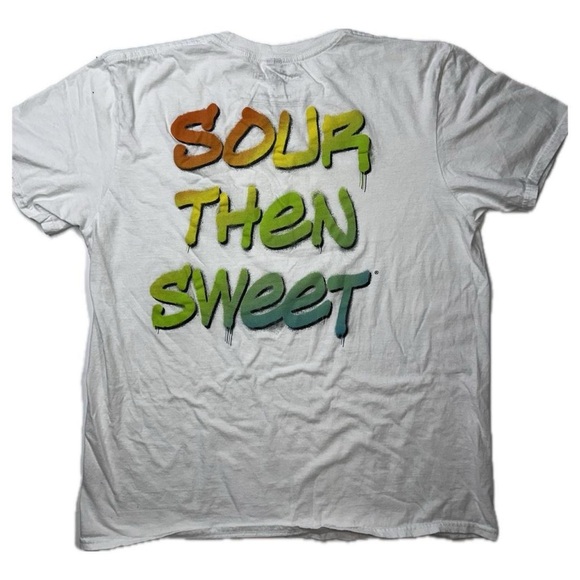 Retro Sour Patch Kids X IT’SUGAR T-Shirt Size Men’s Large White Women’s Unisex - Picture 2 of 6